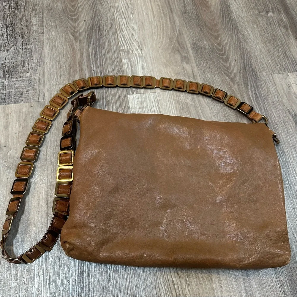 TORY BURCH Purse Bag Louisa Leather Messenger Crossbody - Picture 5 of 9